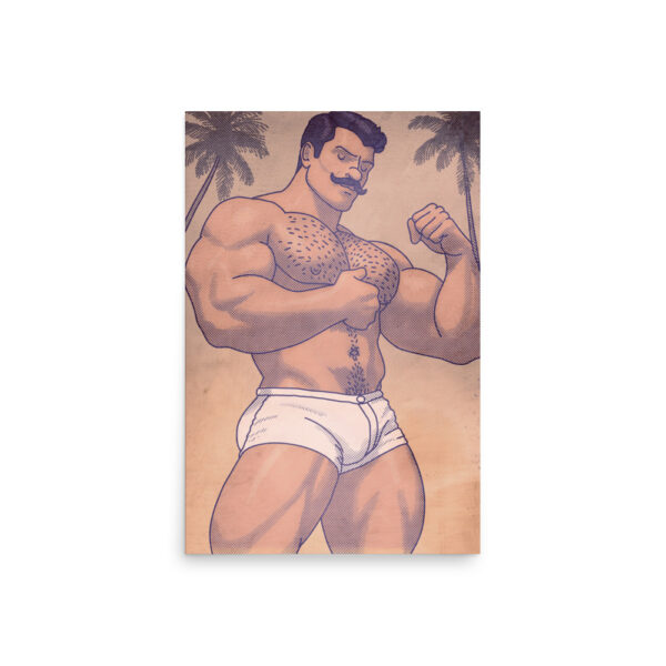 Vintage Beach Poster - Image 4